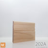Plinthe en bois réversible - 202A côté Colonial - 3/8 x 3-1/2 - Merisier | Reversible Wood Baseboard - 202A Colonial side - 3/8 x 3-1/2 - Yellow Birch