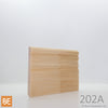 Plinthe en bois réversible - 202A côté Colonial - 3/8 x 3-1/2 - Pin blanc jointé | Reversible Wood Baseboard - 202A Colonial side - 3/8 x 3-1/2 - Jointed White Pine