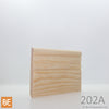 Plinthe en bois réversible - 202A côté Colonial - 3/8 x 3-1/2 - Pin rouge sélect | Reversible Wood Baseboard - 202A Colonial side - 3/8 x 3-1/2 - Select Red Pine