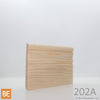 Plinthe en bois réversible - 202A côté Colonial - 3/8 x 3-1/2 - Pin rouge sélect | Reversible Wood Baseboard - 202A Colonial side - 3/8 x 3-1/2 - Select Red Pine