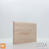 Plinthe en bois réversible - 202A côté Régulier - 3/8 x 3-1/2 - Érable | Reversible Wood Baseboard - 202A Regular side - 3/8 x 3-1/2 - Maple