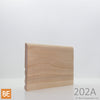 Plinthe en bois réversible - 202A côté Régulier - 3/8 x 3-1/2 - Merisier | Reversible Wood Baseboard - 202A Regular side - 3/8 x 3-1/2 - Yellow Birch