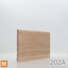 Plinthe en bois réversible - 202A côté Régulier - 3/8 x 3-1/2 - Merisier | Reversible Wood Baseboard - 202A Regular side - 3/8 x 3-1/2 - Yellow Birch