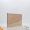 Plinthe en bois réversible - 202A côté Régulier - 3/8 x 3-1/2 - Merisier | Reversible Wood Baseboard - 202A Regular side - 3/8 x 3-1/2 - Yellow Birch