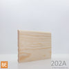 Plinthe en bois réversible - 202A côté Régulier - 3/8 x 3-1/2 - Pin rouge sélect | Reversible Wood Baseboard - 202A Regular side - 3/8 x 3-1/2 - Select Red Pine