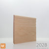Plinthe en bois réversible - 202B côté Colonial - 3/8 x 4-1/2 - Érable | Reversible Wood Baseboard - 202B Colonial side - 3/8 x 4-1/2 - Maple