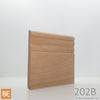 Plinthe en bois réversible - 202B côté Colonial - 3/8 x 4-1/2 - Merisier | Reversible Wood Baseboard - 202B Colonial side - 3/8 x 4-1/2 - Yellow Birch