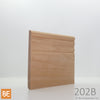 Plinthe en bois réversible - 202B côté Colonial - 3/8 x 4-1/2 - Merisier | Reversible Wood Baseboard - 202B Colonial side - 3/8 x 4-1/2 - Yellow Birch