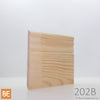Plinthe en bois réversible - 202B côté Colonial - 3/8 x 4-1/2 - Pin blanc jointé | Reversible Wood Baseboard - 202B Colonial side - 3/8 x 4-1/2 - Jointed White Pine