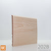 Plinthe en bois réversible - 202B côté Régulier - 3/8 x 4-1/2 - Érable | Reversible Wood Baseboard - 202B Regular side - 3/8 x 4-1/2 - Maple