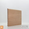 Plinthe en bois réversible - 202B côté Régulier - 3/8 x 4-1/2 - Merisier | Reversible Wood Baseboard - 202B Regular side - 3/8 x 4-1/2 - Yellow Birch
