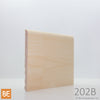 Plinthe en bois réversible - 202B côté Régulier - 3/8 x 4-1/2 - Pin blanc jointé | Reversible Wood Baseboard - 202B Regular side - 3/8 x 4-1/2 - Jointed White Pine