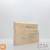 Plinthe en bois - 203A St-Laurent - 3/4 x 3-1/2 - Pin blanc jointé | Wood Baseboard - 203A St-Laurent - 3/4 x 3-1/2 - Jointed White Pine