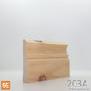 Plinthe en bois - 203A St-Laurent - 3/4 x 3-1/2 - Pin blanc noueux | Wood Baseboard - 203A St-Laurent - 3/4 x 3-1/2 - Knotty White Pine