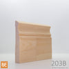 Plinthe en bois - 203B St-Laurent - 3/4 x 4-1/2 - Pin blanc jointé | Wood Baseboard - 203B St-Laurent - 3/4 x 4-1/2 - Jointed White Pine
