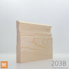 Plinthe en bois - 203B St-Laurent - 3/4 x 4-1/2 - Pin rouge sélect | Wood Baseboard - 203B St-Laurent - 3/4 x 4-1/2 - Select Red Pine