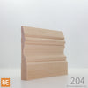 Plinthe en bois - 204 Québécoise - 3/4 x 4-1/2 - Érable | Wood Baseboard - 204 Québécoise - 3/4 x 4-1/2 - Maple