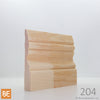 Plinthe en bois - 204 Québécoise - 3/4 x 4-1/2 - Pin blanc jointé | Wood Baseboard - 204 Québécoise - 3/4 x 4-1/2 - Jointed White Pine