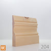 Plinthe en bois - 204 Québécoise - 3/4 x 4-1/2 - Pin blanc noueux | Wood Baseboard - 204 Québécoise - 3/4 x 4-1/2 - Knotty White Pine