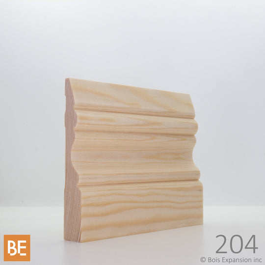 Plinthe en bois - 204 Québécoise - 3/4" x 4-1/2"