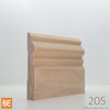 Plinthe en bois - 205 Château - 3/4 x 4-1/2 - Merisier | Wood Baseboard - 205 Château - 3/4 x 4-1/2 - Yellow Birch