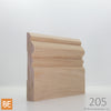Plinthe en bois - 205 Château - 3/4 x 4-1/2 - Merisier | Wood Baseboard - 205 Château - 3/4 x 4-1/2 - Yellow Birch