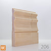 Plinthe en bois - 206 Canadienne - 3/4 x 5-1/2 - Pin blanc jointé | Wood Baseboard - 206 Canadian - 3/4 x 5-1/2 - Jointed White Pine