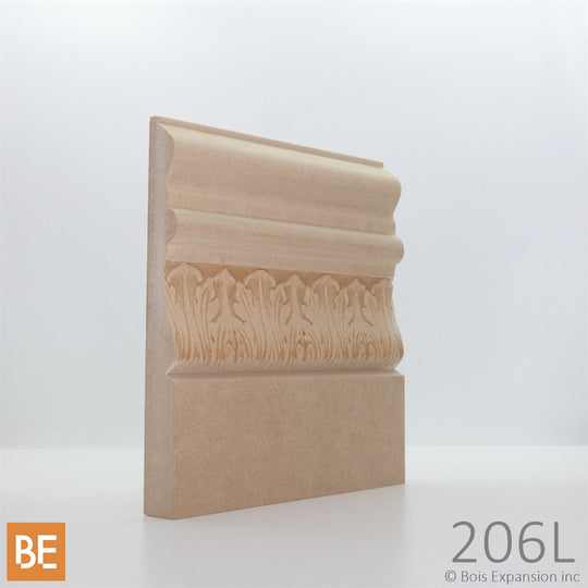 Plinthe en fibre de bois - 206MDF Canadienne - 5/8" x 5-1/2"