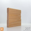 Plinthe en bois - 207 Moderne - 3/4 x 5 - Chêne rouge | Wood baseboard - 207 Modern - 3/4 x 5 - Red oak