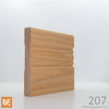 Plinthe en bois - 207 Moderne - 3/4 x 5 - Chêne rouge | Wood baseboard - 207 Modern - 3/4 x 5 - Red oak