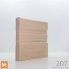 Plinthe en bois - 207 Moderne - 3/4 x 5 - Érable | Wood baseboard - 207 Modern - 3/4 x 5 - Maple