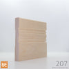 Plinthe en bois - 207 Moderne - 3/4 x 5 - Merisier | Wood baseboard - 207 Modern - 3/4 x 5 - Yellow birch