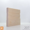 Plinthe en bois - 207 Moderne - 3/4 x 5 - Merisier | Wood baseboard - 207 Modern - 3/4 x 5 - Yellow birch