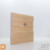 Plinthe en bois - 207 Moderne - 3/4 x 5 - Pin blanc noueux | Wood baseboard - 207 Modern - 3/4 x 5 - Knotty white pine