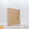Plinthe en bois - 207 Moderne - 3/4 x 5 - Pin blanc noueux | Wood baseboard - 207 Modern - 3/4 x 5 - Knotty white pine
