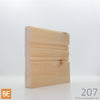 Plinthe en bois - 207 Moderne - 3/4 x 5 - Pin blanc noueux | Wood baseboard - 207 Modern - 3/4 x 5 - Knotty white pine