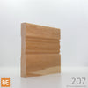 Plinthe en bois - 207 Moderne - 3/4 x 5 - Pin rouge sélect | Wood baseboard - 207 Modern - 3/4 x 5 - Select red pine