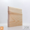 Plinthe en bois - 208 Pyramide - 3/4 x 5-1/2 - Pin rouge sélect | Wood Baseboard - 208 Pyramid - 3/4 x 5-1/2 - Select Red Pine