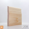 Plinthe en bois - 208 Pyramide - 3/4 x 5-1/2 - Pin rouge sélect | Wood Baseboard - 208 Pyramid - 3/4 x 5-1/2 - Select Red Pine