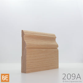 Plinthe en bois - 209 Italienne - 3/4 x 4-1/4 - Chêne rouge | Wood baseboard - 209 Italian - 3/4 x 4-1/4 - Red oak