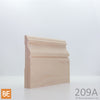 Plinthe en bois - 209 Italienne - 3/4 x 4-1/4 - Érable | Wood baseboard - 209 Italian - 3/4 x 4-1/4 - Maple