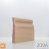 Plinthe en bois - 209 Italienne - 3/4 x 4-1/4 - Merisier | Wood baseboard - 209 Italian - 3/4 x 4-1/4 - Yellow birch