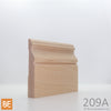 Plinthe en bois - 209 Italienne - 3/4 x 4-1/4 - Merisier | Wood baseboard - 209 Italian - 3/4 x 4-1/4 - Yellow birch