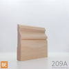 Plinthe en bois - 209 Italienne - 3/4 x 4-1/4 - Merisier | Wood baseboard - 209 Italian - 3/4 x 4-1/4 - Yellow birch