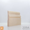 Plinthe en bois - 209 Italienne - 3/4 x 4-1/4 - Pin blanc jointé | Wood baseboard - 209 Italian - 3/4 x 4-1/4 - Jointed white pine