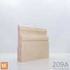 Plinthe en bois - 209 Italienne - 3/4 x 4-1/4 - Pin blanc jointé | Wood baseboard - 209 Italian - 3/4 x 4-1/4 - Jointed white pine