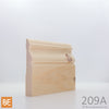 Plinthe en bois - 209 Italienne - 3/4 x 4-1/4 - Pin blanc noueux | Wood baseboard - 209 Italian - 3/4 x 4-1/4 - Knotty white pine