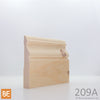 Plinthe en bois - 209 Italienne - 3/4 x 4-1/4 - Pin blanc noueux | Wood baseboard - 209 Italian - 3/4 x 4-1/4 - Knotty white pine