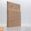Plinthe en bois - 211 Minimaliste - 3/4 x 7-1/4 - Chêne rouge | Wood baseboard - 211 Minimalist - 3/4 x 7-1/4 - Red oak