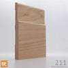 Plinthe en bois - 211 Minimaliste - 3/4 x 7-1/4 - Chêne rouge | Wood baseboard - 211 Minimalist - 3/4 x 7-1/4 - Red oak